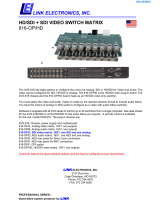 Link Electronics 816-OP/HD User manual