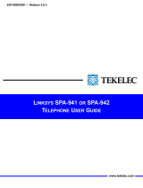 Linksys SPA-942 User manual