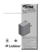 Lochinvar SYNC 1.0 Operating instructions