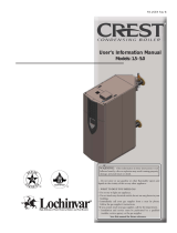 Lochinvar Crest 1.5 User manual