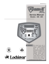 Lochinvar KNIGHT 399 - 800 User manual