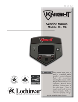Lochinvar KNIGHT XL 801 User manual