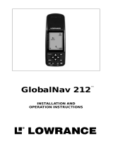 Lowrance electronic 212 User manual