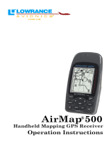 Lowrance AirMap 500 User manual