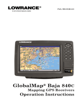 Lowrance electronic Baja 840C User manual