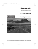 Panasonic CR-W402UA User manual