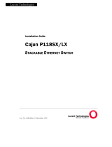 Lucent Technologies P118LX User manual