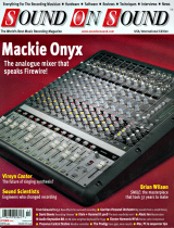 Mackie Analogue Mixer User manual