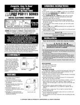 Lux Products LuxPro Thermostat User manual