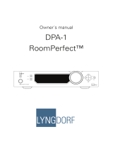 Lyngdorf Audio DPA-1 User manual