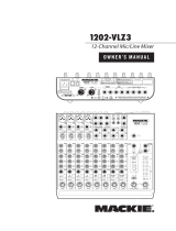 Mackie 1202-VLZ3 User manual