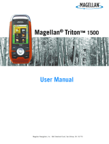 Magellan Triton 2000 User manual