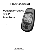 Magellan meridian series User manual