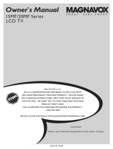 Magnavox 15MF500T - 15" Lcd Tv User manual