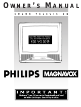 Magnavox 19PR15C User manual