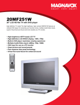 Magnavox 20MF 251W Series User manual