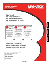 Magnavox 51MP6200D User manual