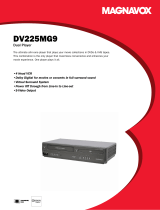 Magnavox DV225MG9 - DVD Player And 4 Head Hi-Fi Stereo VCR User manual