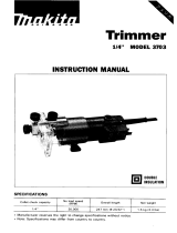 Makita 3703 User manual