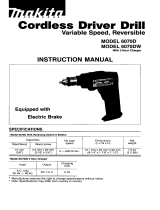 Makita 6070DW User manual