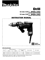 Makita 6303 User manual