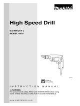 Makita 6501 User manual