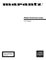Marantz CD110 User manual