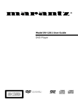 Marantz DV-12S1 User manual