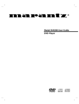 Marantz DV6200 User manual