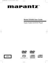 Marantz DV6400 User manual