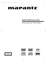 Marantz DV6500 User manual