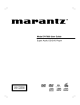 Marantz DV7600 User manual