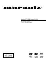 Marantz DV8300 User manual