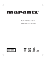 Marantz DV9600 User manual
