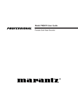 Marantz PMD670 User manual