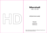 Marshall electronic CV340 User manual