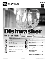 Maytag MDB7601AWQ - 24 Inch Full Console Dishwasher User manual