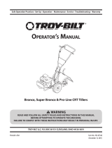 Troy-Bilt Pro-Line CRT User manual