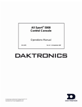 Daktronics All Sport 5000 User manual