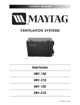 Maytag ERV-210 User manual