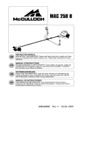 McCulloch 250 B User manual
