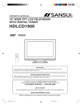 Sansui HDLCD1900 User manual