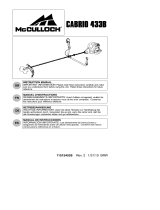 McCulloch 433B User manual