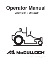 McCulloch ZM3816 BF User manual