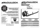 McCulloch MB3202 User manual