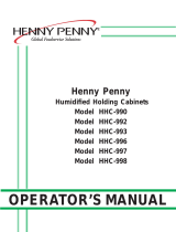 Henny Penny HHC-997 User manual