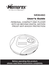 Memorex MD6460 User manual