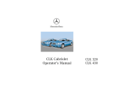 Mercedes-Benz 2000 CLK 320 User manual