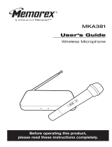 Memorex MKA381 User manual