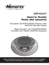 Memorex MP4047 User manual